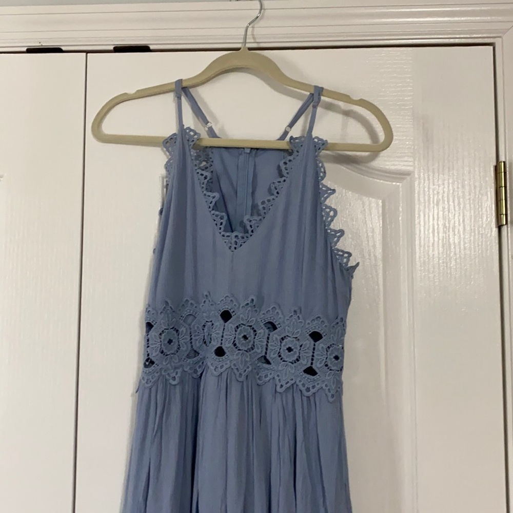 Lulus Slate Blue Maxi Dress